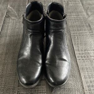 Black Ankle Boots by Unisa.  Size 8.  Good condition.